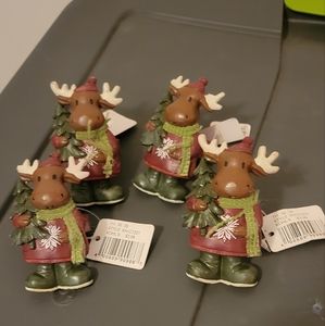 4 Christmas napkin ring holders